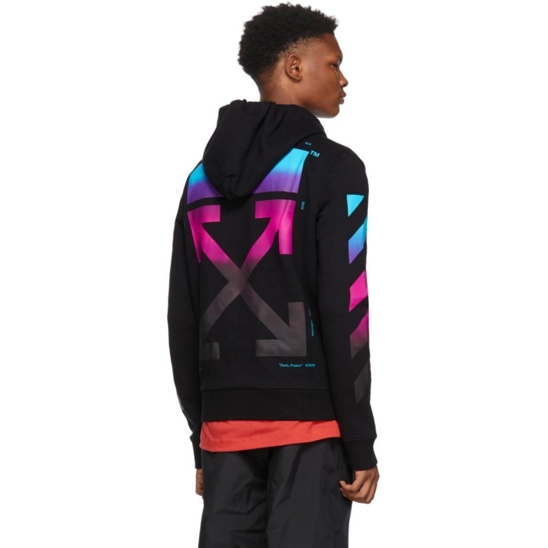 Off white diagonal gradient hoodie online