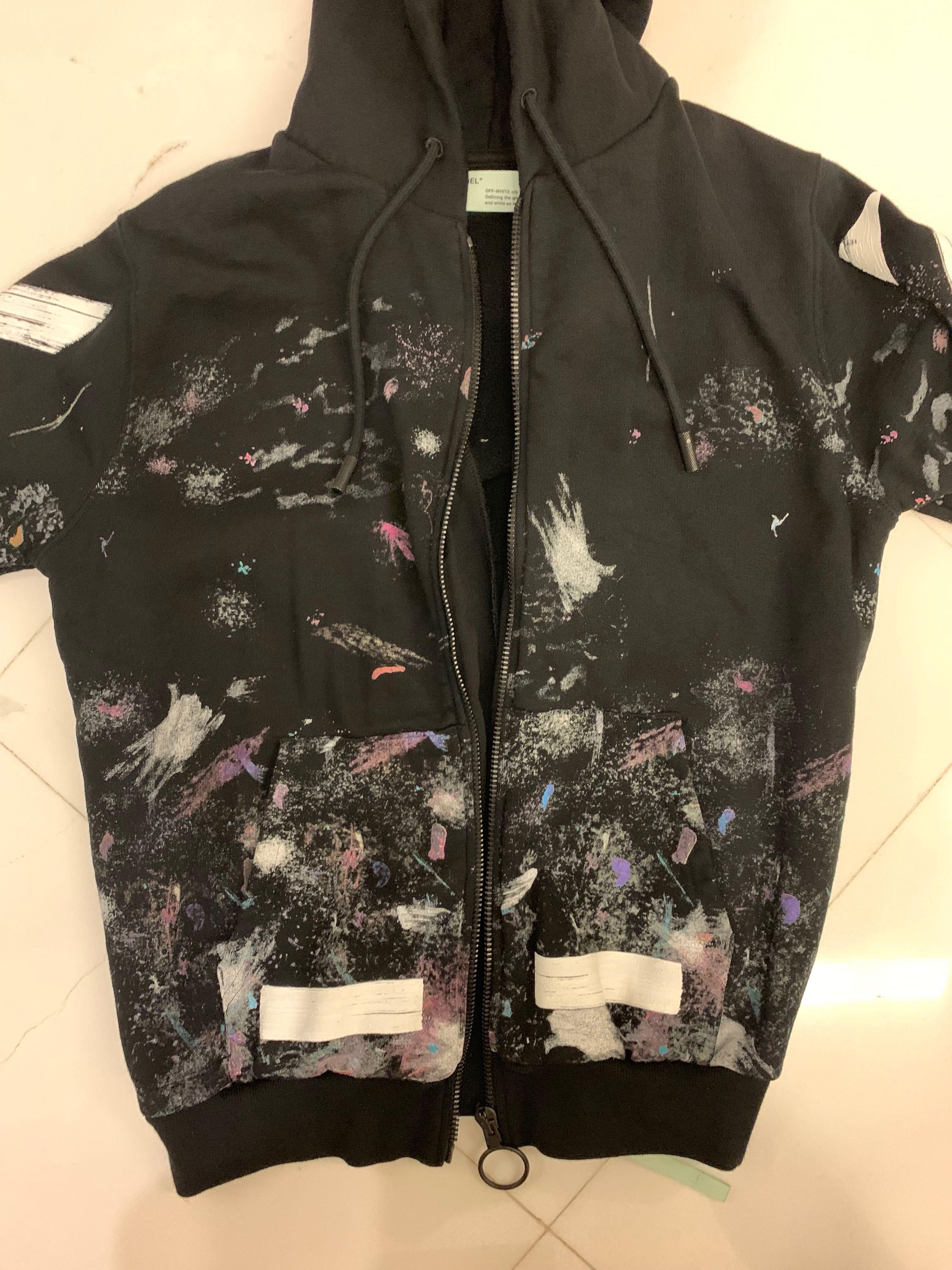 off white galaxy zip