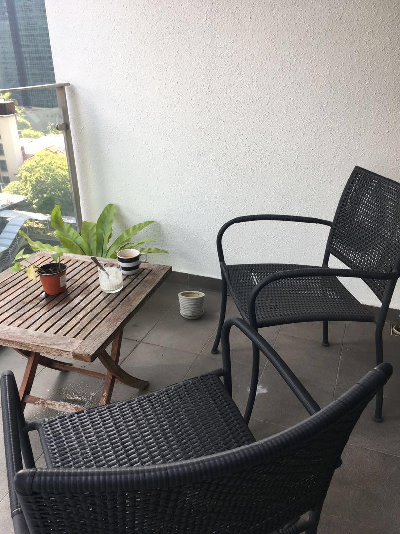 Outdoor Furniture Set Ikea Furniture Tables Chairs On Carousell