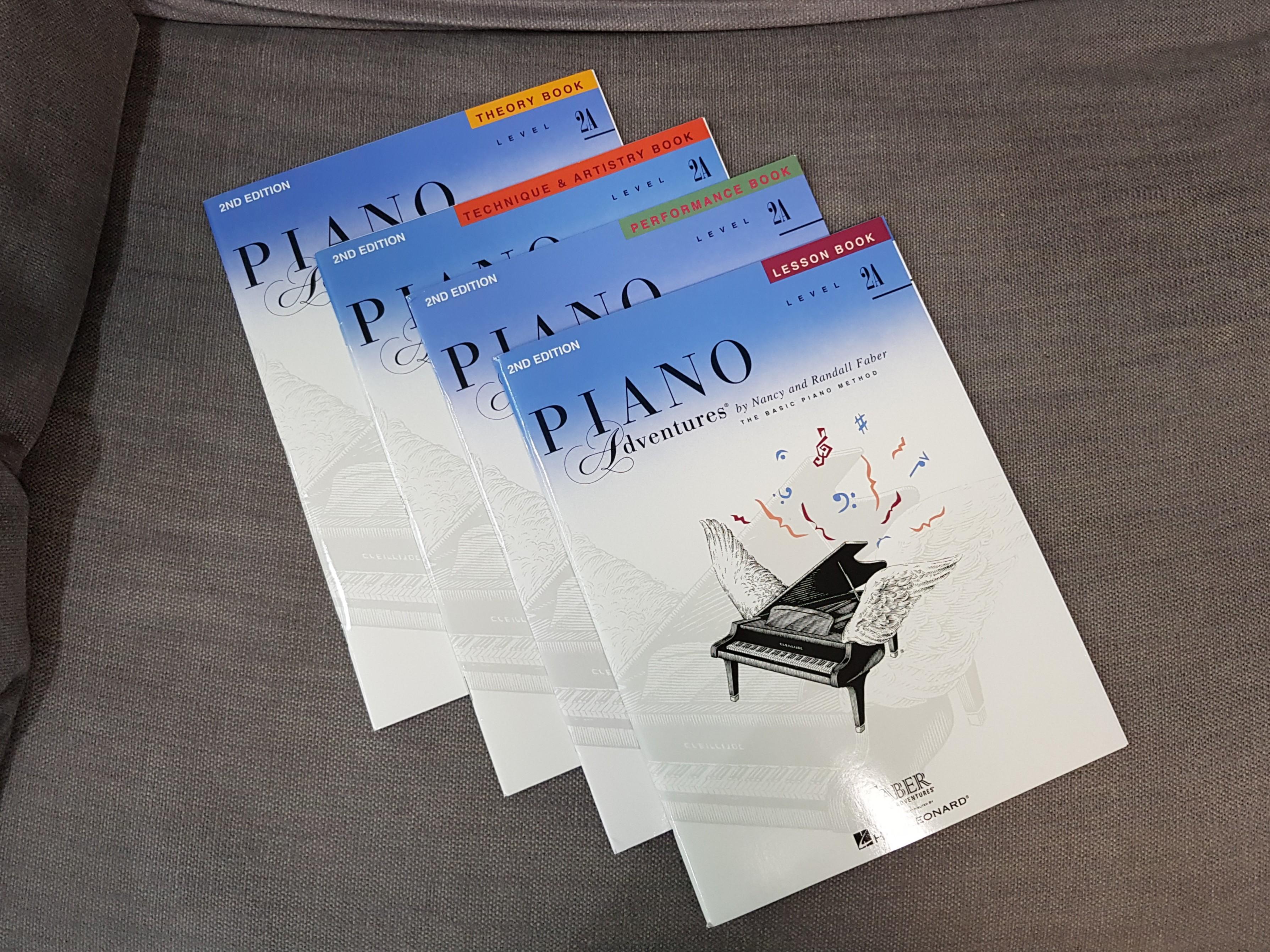 Piano Adventures Level 2a 4 Books Books Stationery