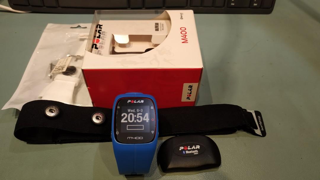 Polar M400 sports watch with heart rate chest strap Mobile Phones