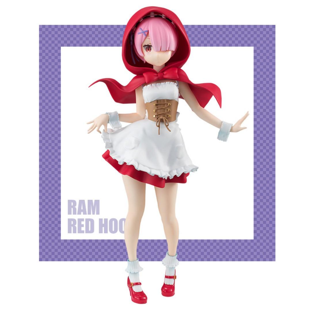 Japan Anime Zero Kara Hajimeru Isekai Seikatsu Rem / Ram Red Hood
