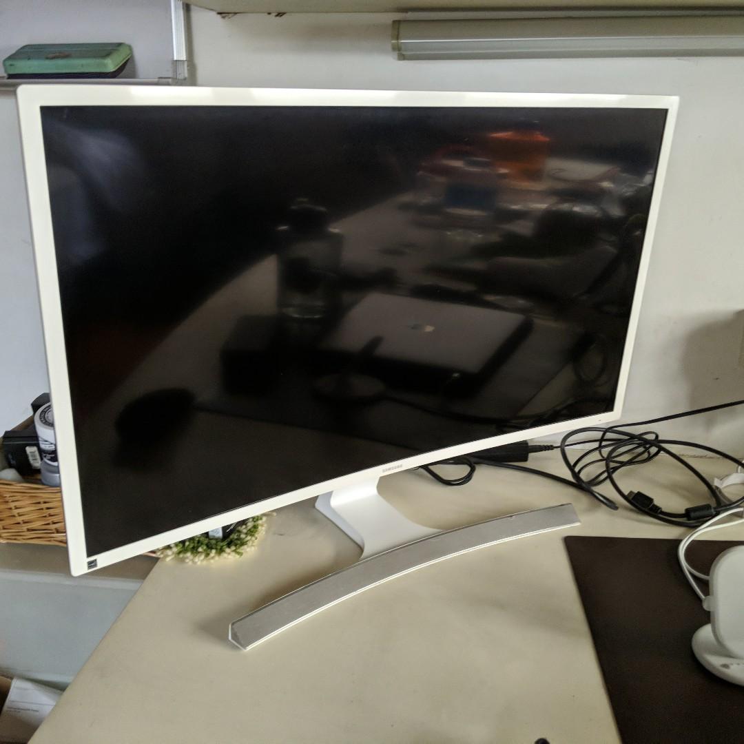samsung s32e591c 32 inch mva fhd curved computer monitor with stereo speakers
