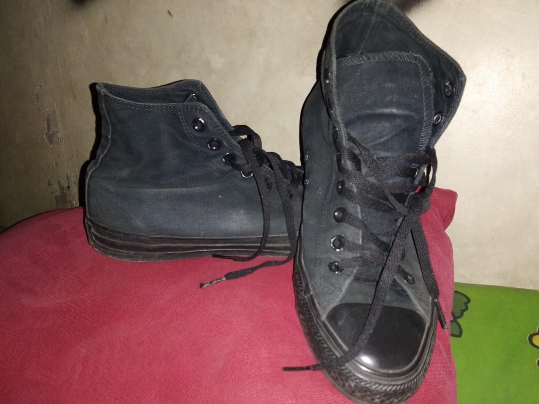 converse full black ori