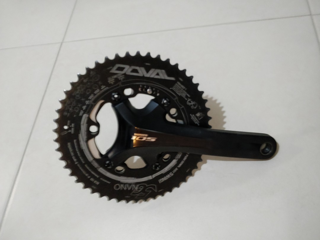 shimano 105 oval chainring