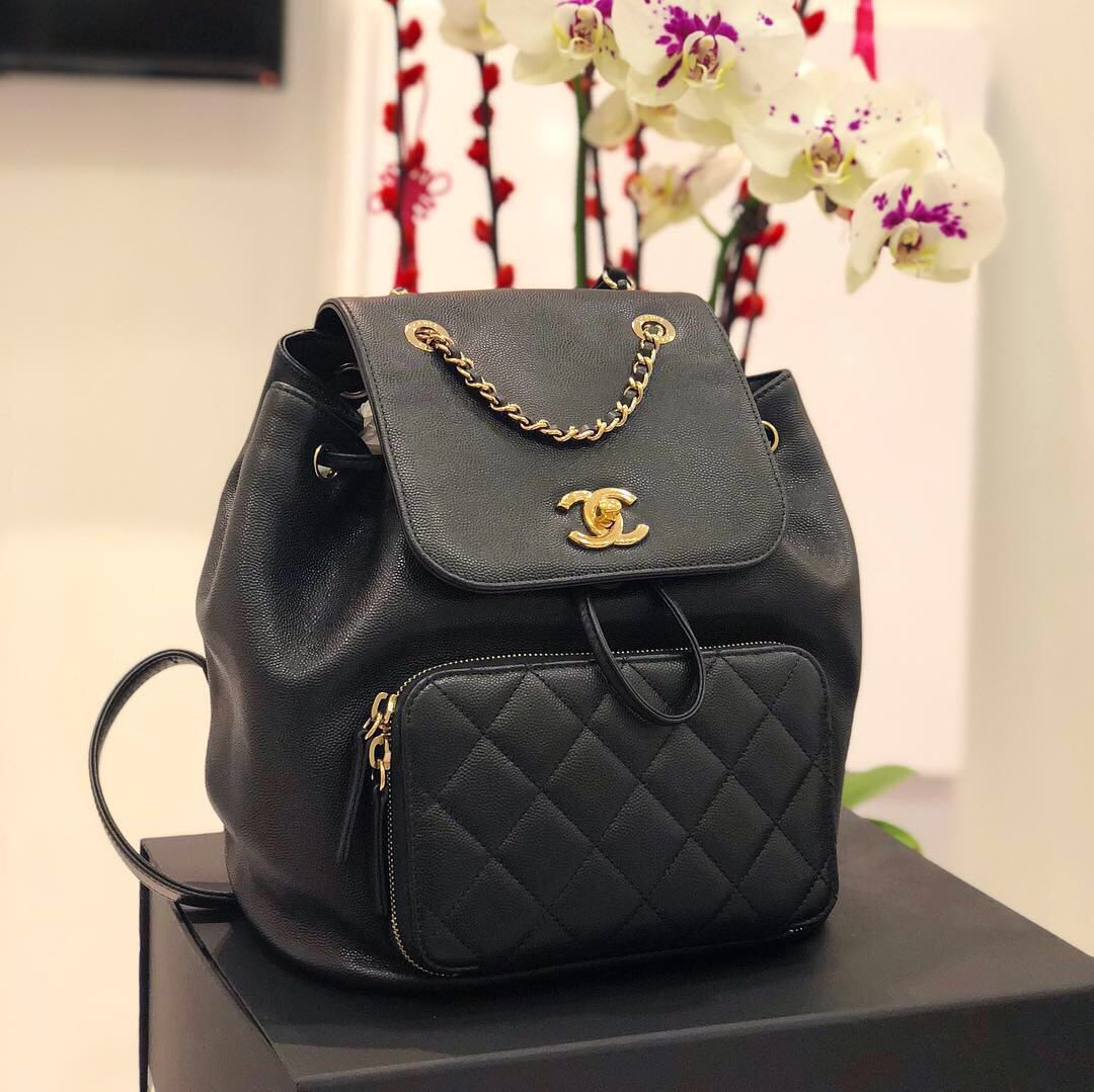 Chanel business affinity backpack price outlet