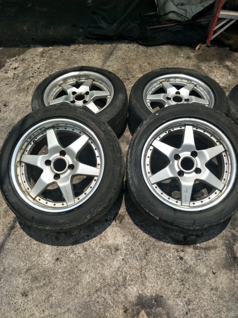 Sport Rim 16 Pcd 114 7 0 Jj 8 0 Jj Ori Jepun Auto Accessories On Carousell