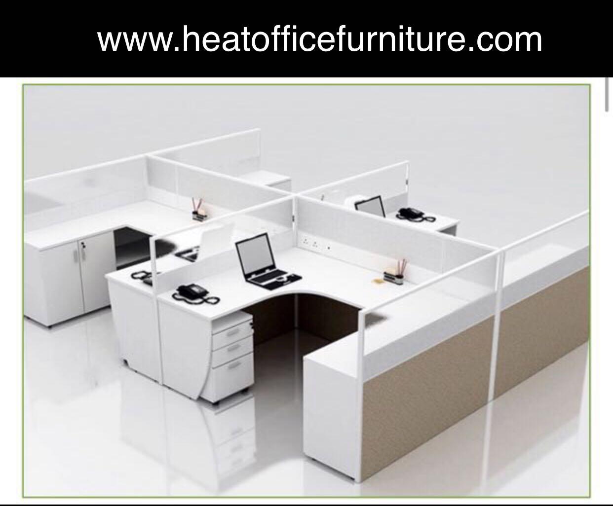 System Workstation Office Furniture Partition Furniture Tables Chairs On Carousell