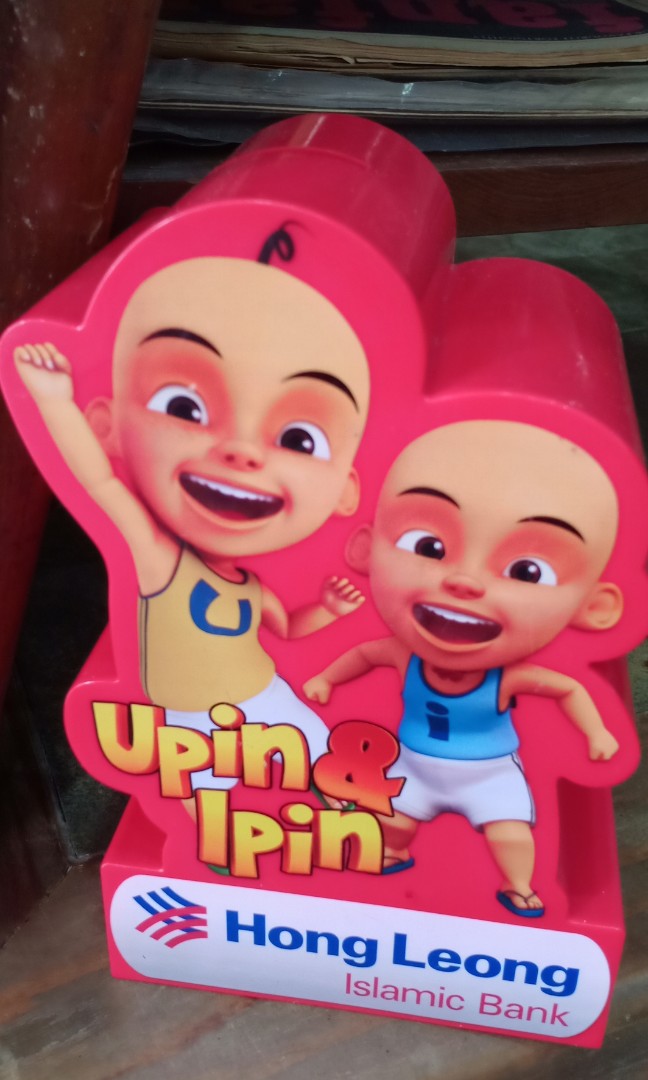 Tabung Upin Ipin Hong Leong Bank Antiques Vintage Collectibles On Carousell