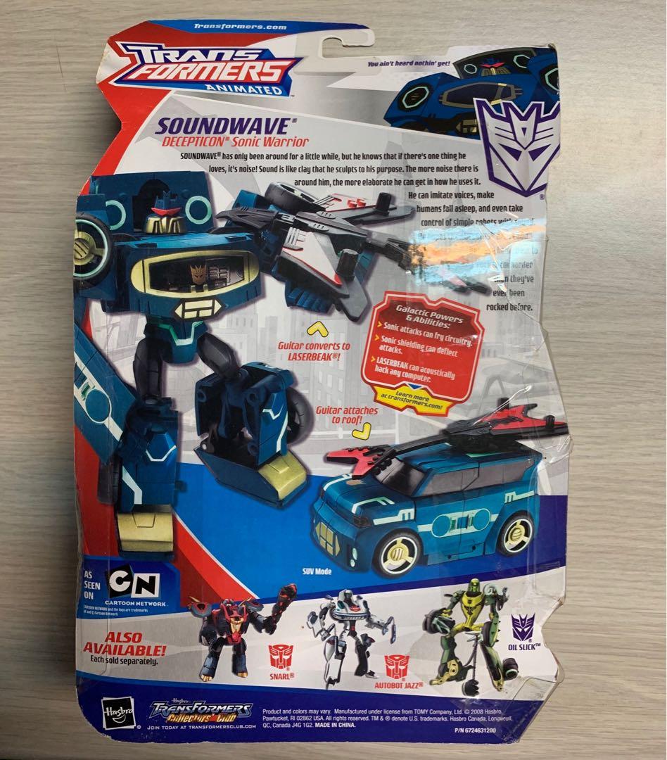 Transformers Animated Activators Decepticon Soundwave