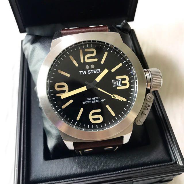 TW Steel Men s Canteen 50mm Watch CB32 Men s Fashion Watches