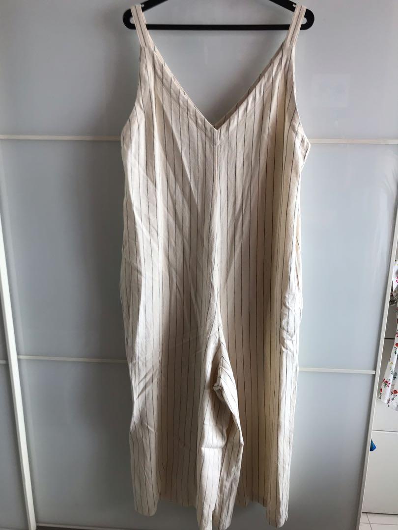 linen jumpsuit uniqlo