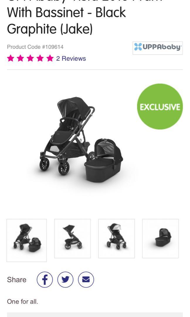 uppababy vista double baby bunting