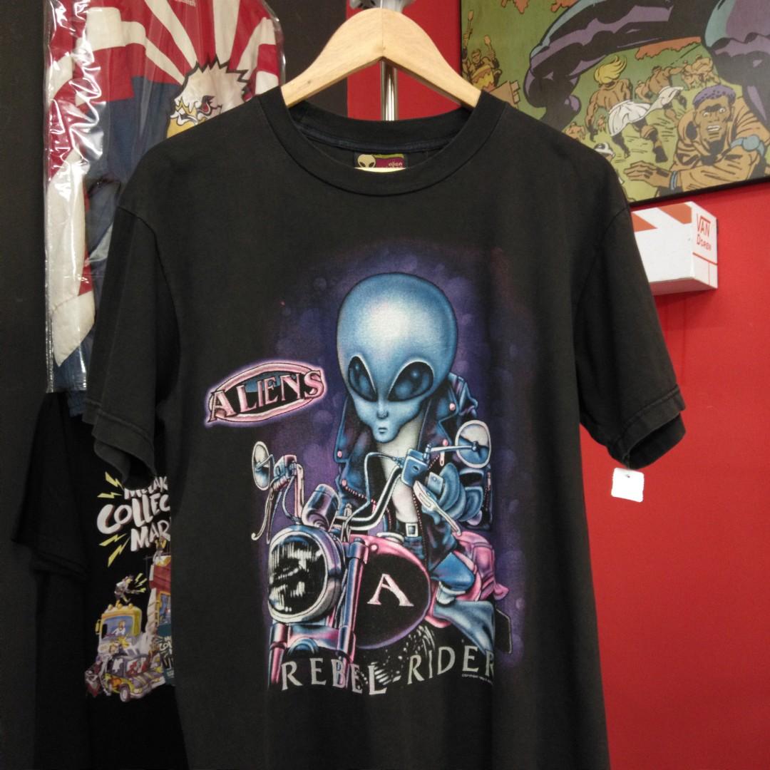 Vintage 1996 Alien Workshop T Shirt Men S Fashion Clothes Tops On Carousell