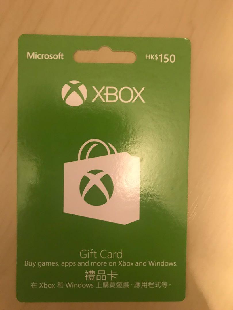 Xbox Gift Card Hkd150 Ç¥¨å¸ Ç¦®ç©å¡ Ä»£ç¨å¸ Carousell
