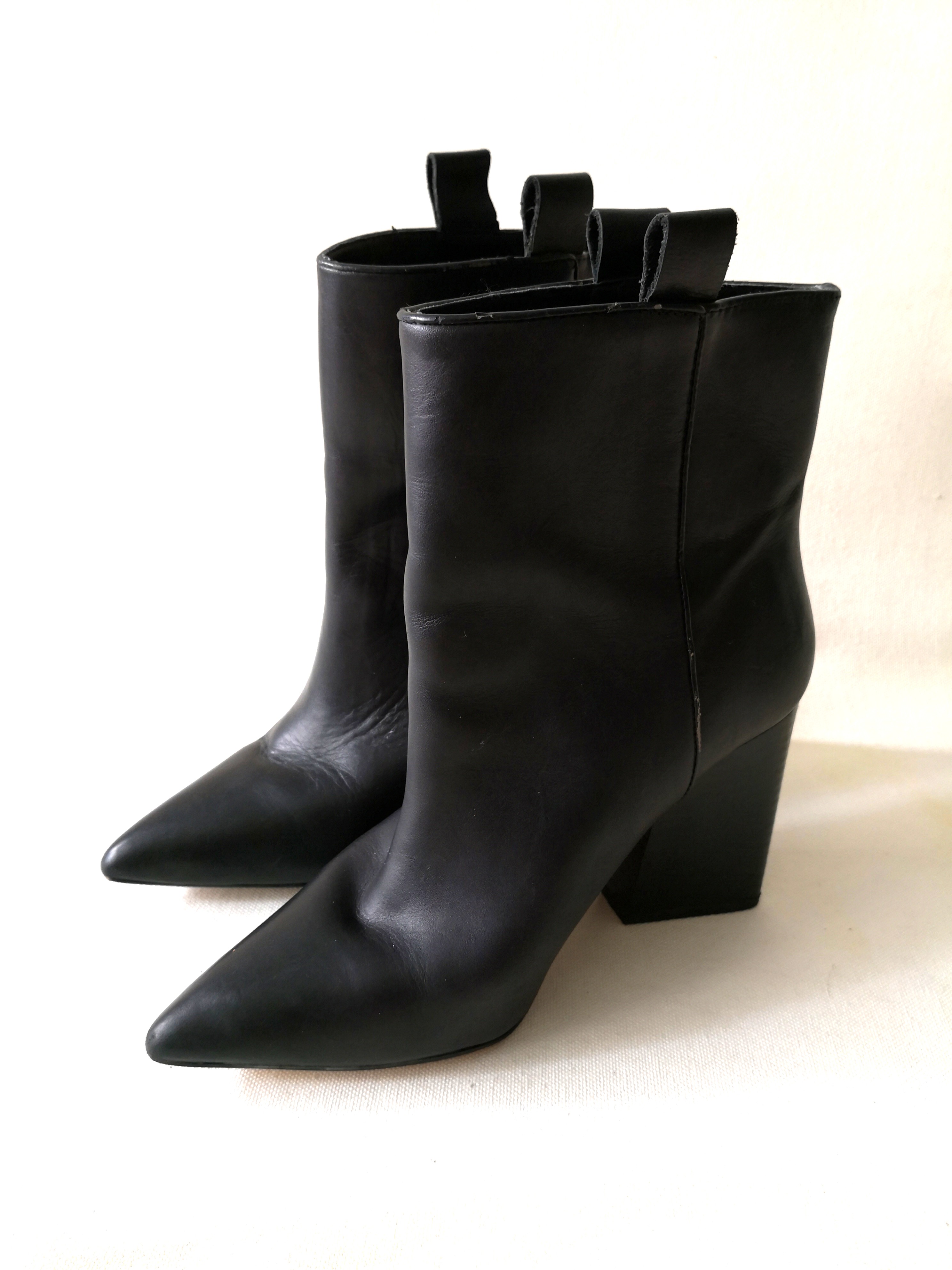 collection black ladies boots size 