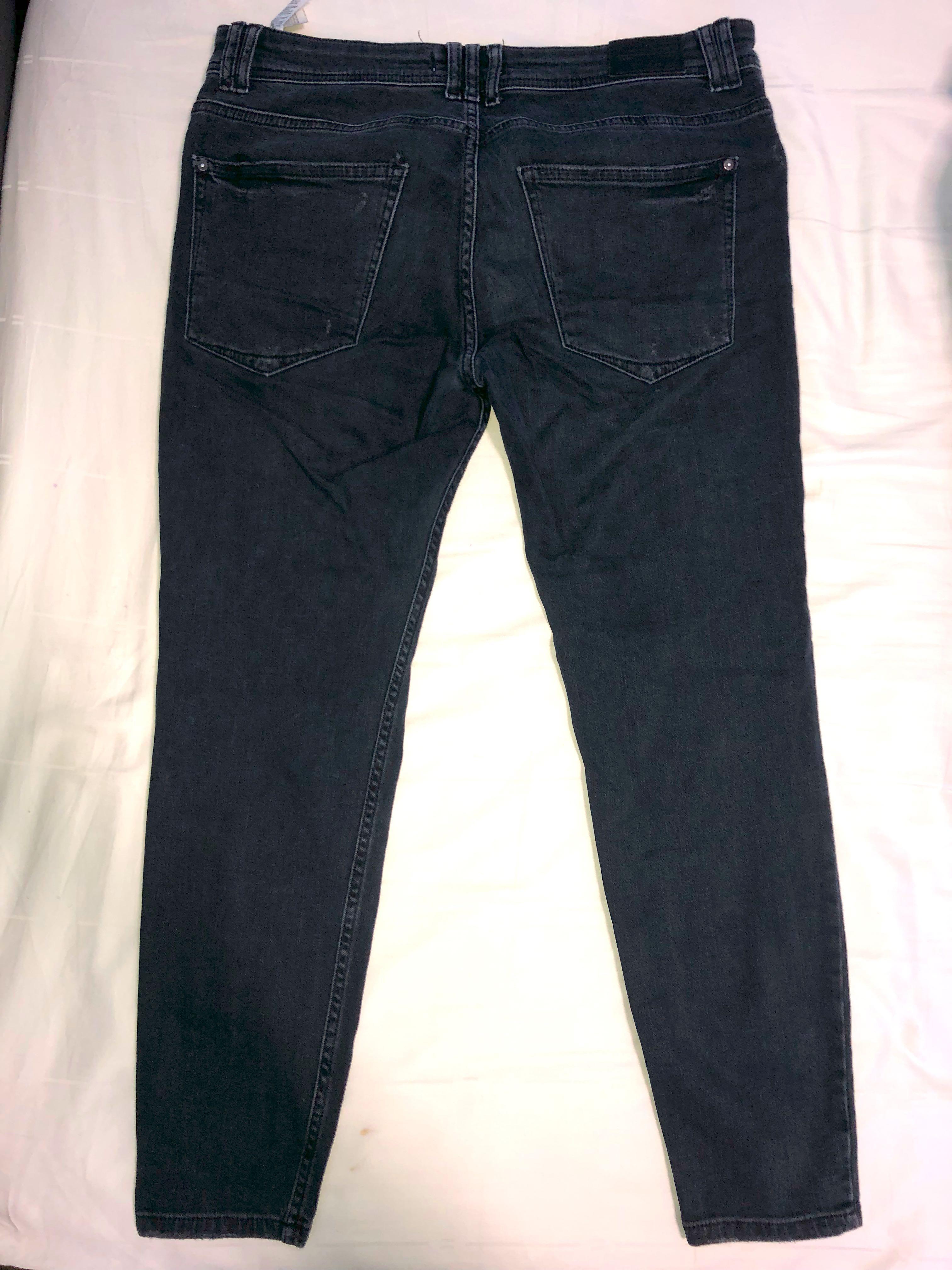 skinny cropped jeans mens zara