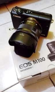 Mirorrless Canon Eos M100 Garansi Resmi