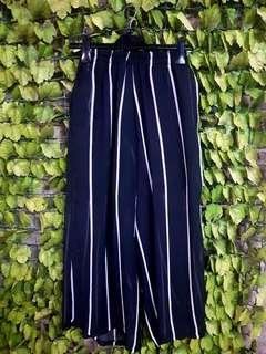 Kulot bahan chiffon striped