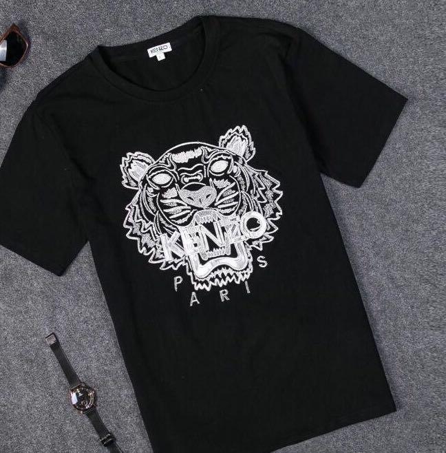 kenzo embroidered tiger shirt