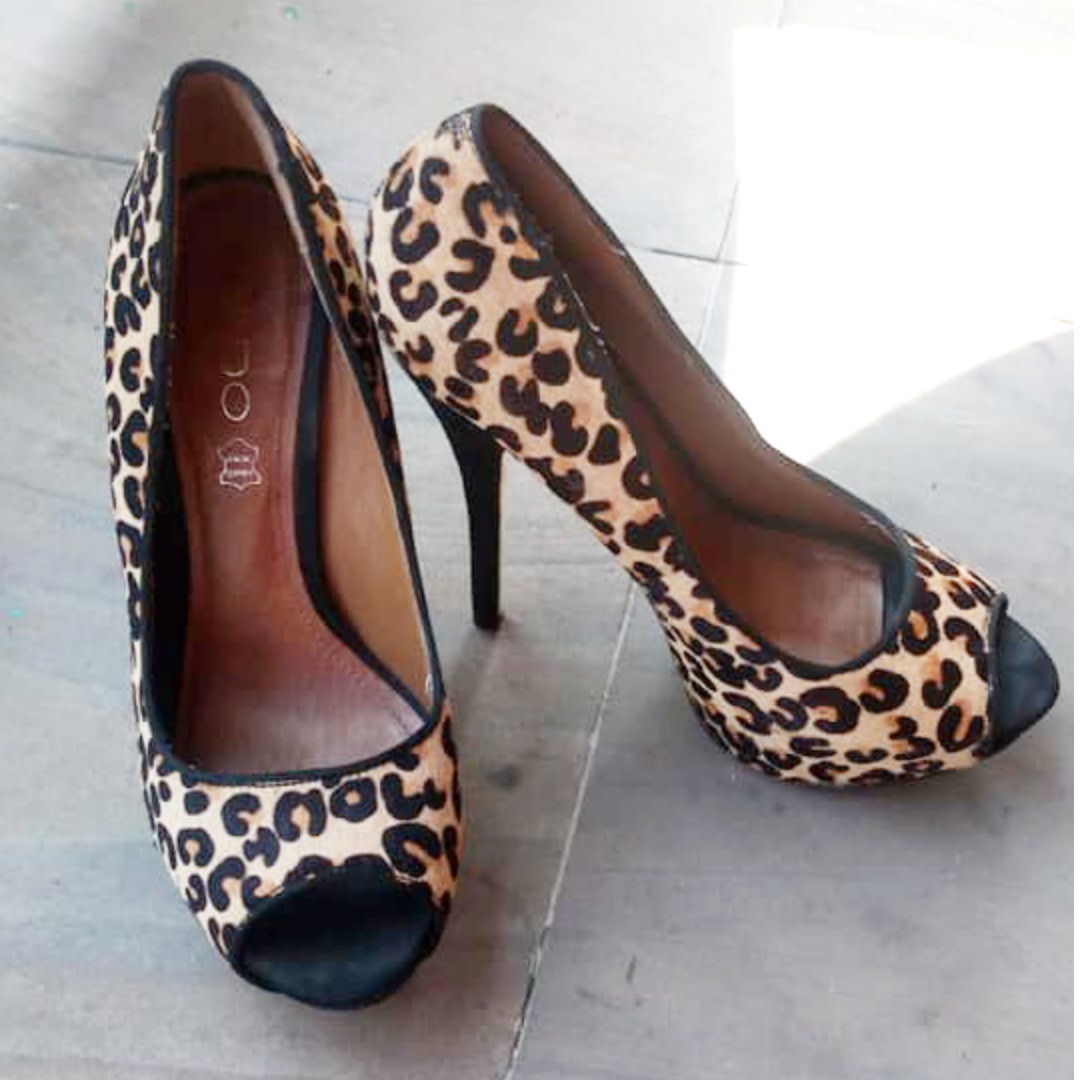 aldo leopard print heels