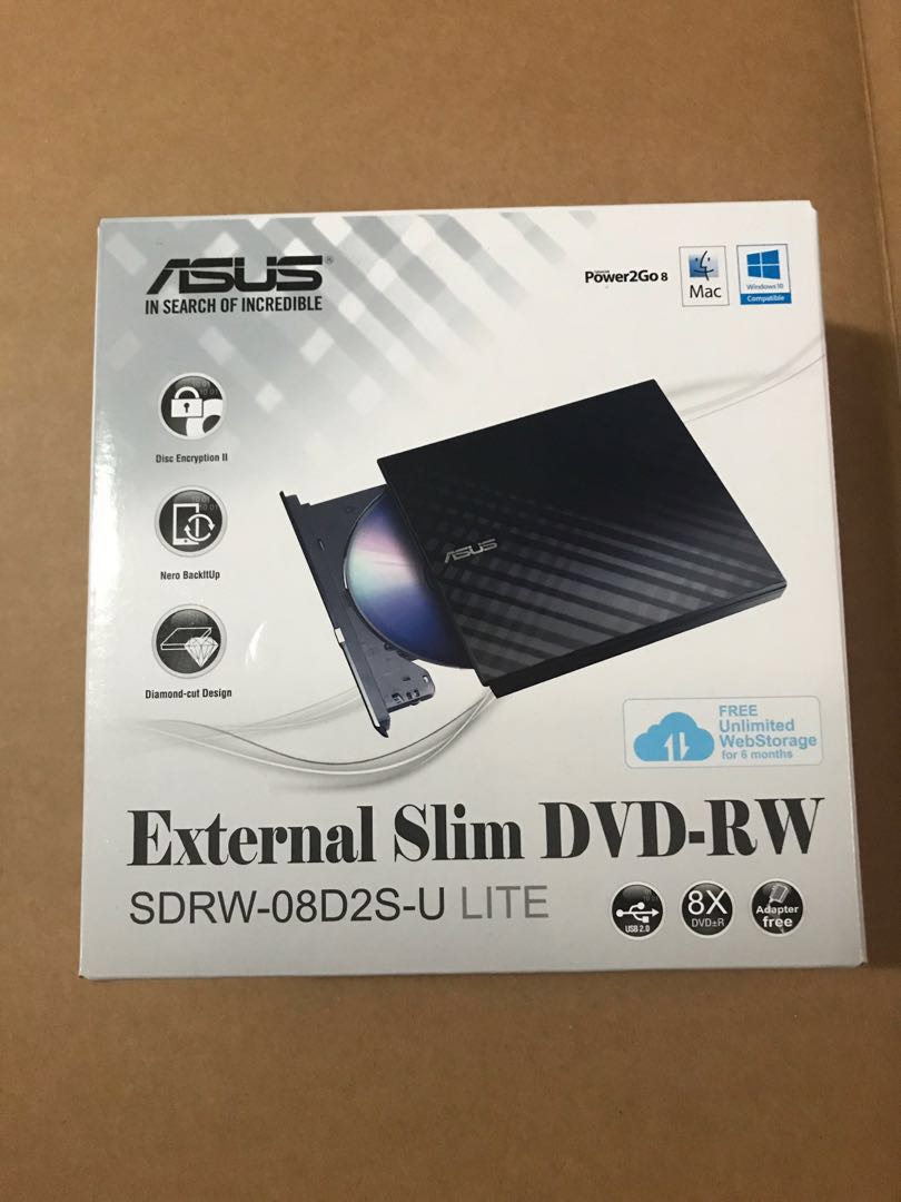 Asus External Slim Dvd Rw Drive Electronics Others On Carousell Asus External Slim Dvd Rw Drive Electronics Others On Carousell