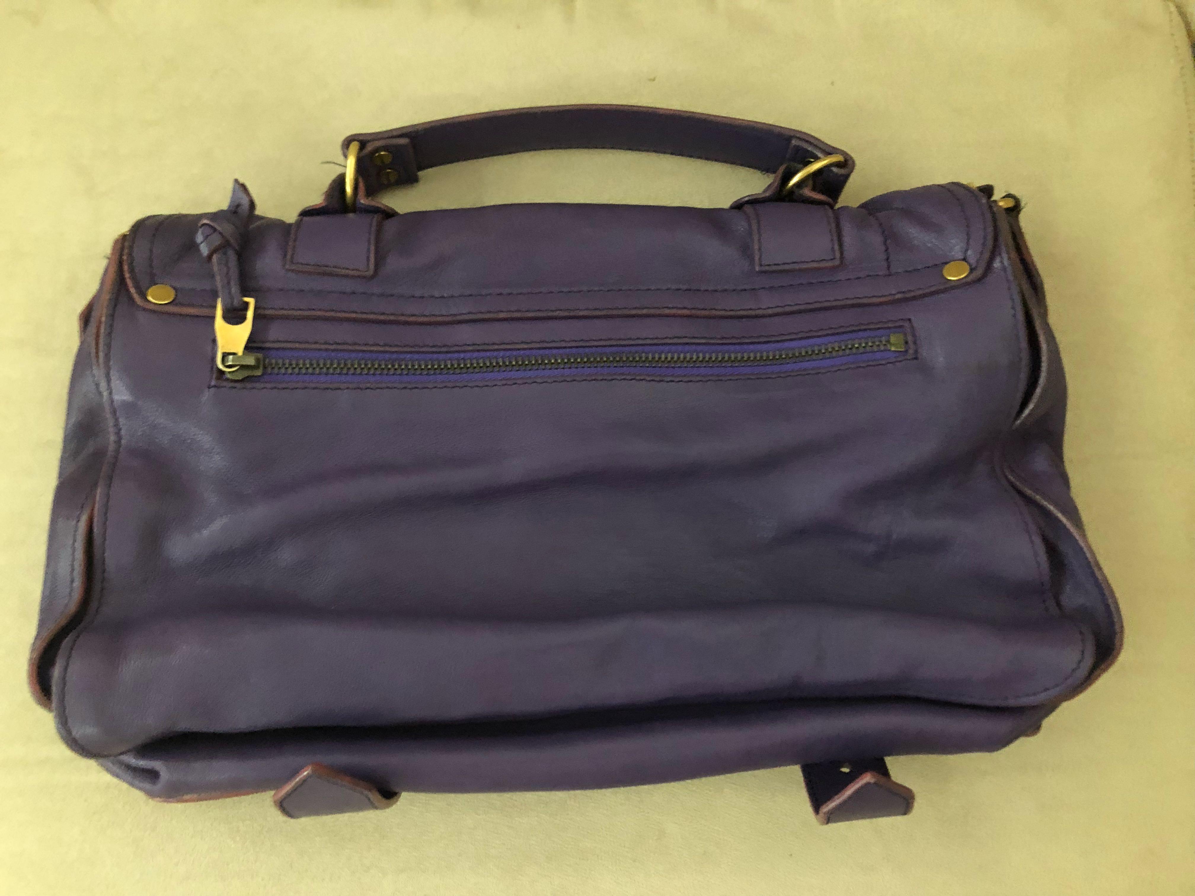 Authentic Proenza Schouler Ps1 (Category: Luxury Bags & Wallets) located in Paranaque City. Submitted by nanabearcloset (Listing ID 218123451, Image 2). Description: Authentic Size: Medium Color: Purple Price is negotiable Cash only .