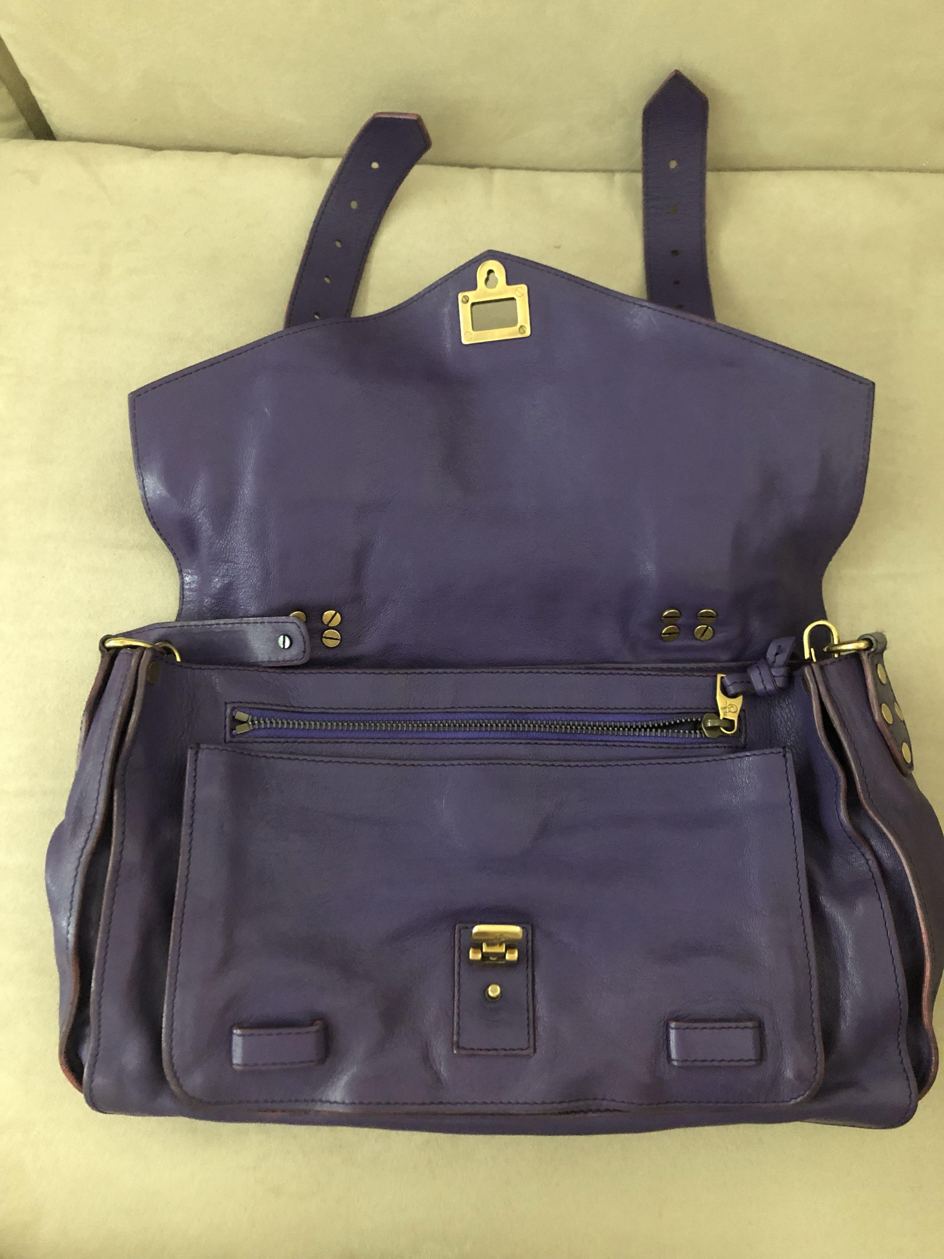 Authentic Proenza Schouler Ps1 (Category: Luxury Bags & Wallets) located in Paranaque City. Submitted by nanabearcloset (Listing ID 218123451, Image 3). Description: Authentic Size: Medium Color: Purple Price is negotiable Cash only .