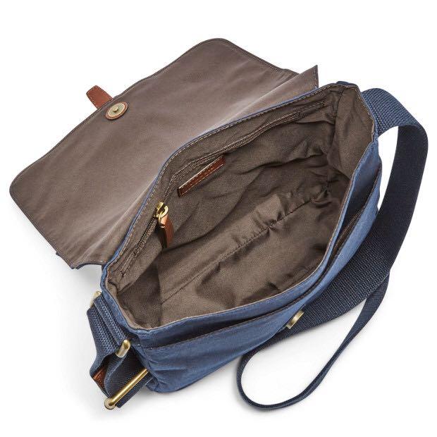 fossil evan city bag