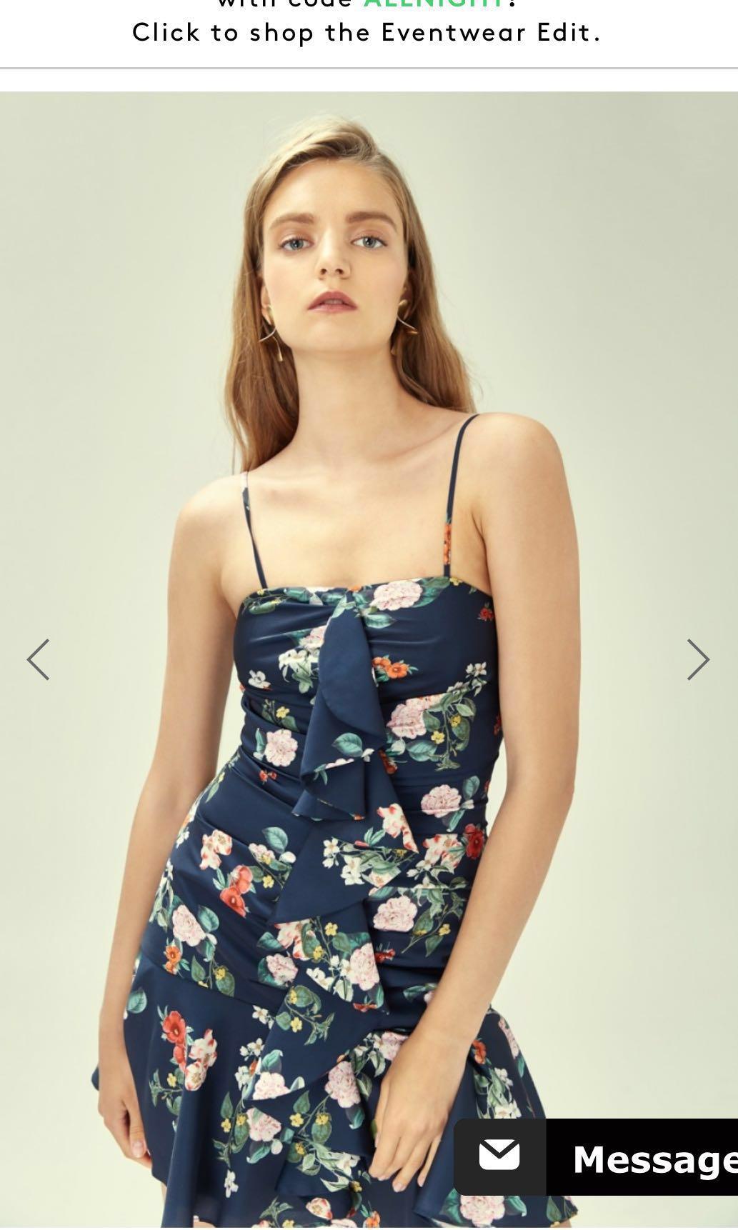 BNWT Keepsake For Me Mini Dress Navy Floral Women s Fashion Dresses Sets Dresses on Carousell