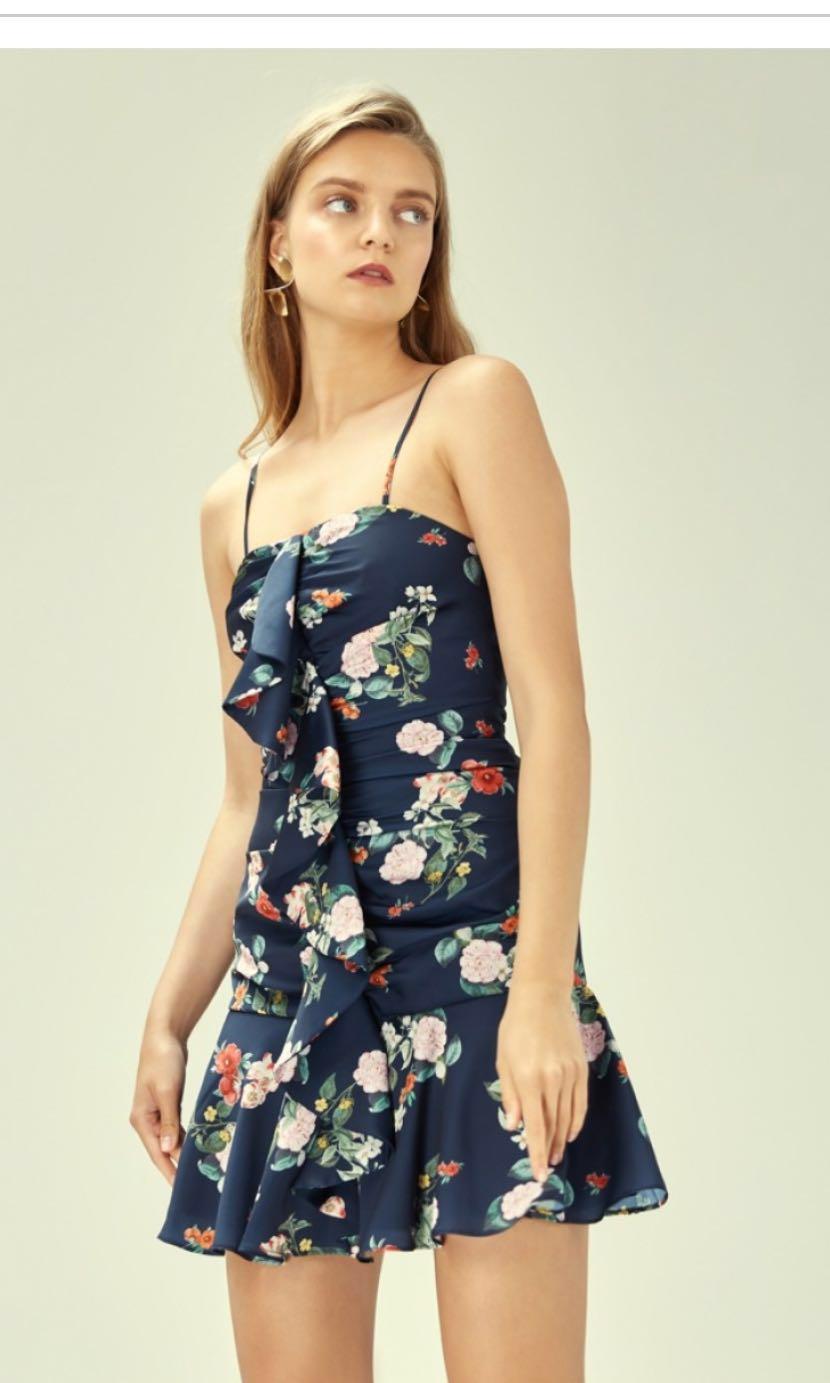 BNWT Keepsake For Me Mini Dress Navy Floral Women s Fashion Dresses Sets Dresses on Carousell