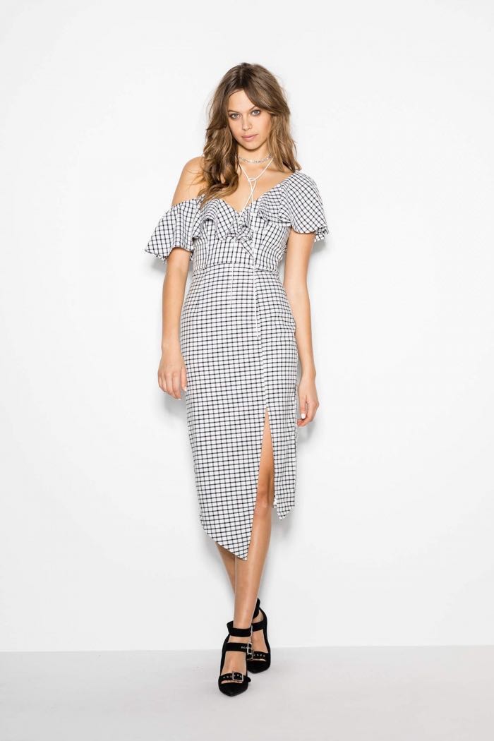 sheike polka dot dress