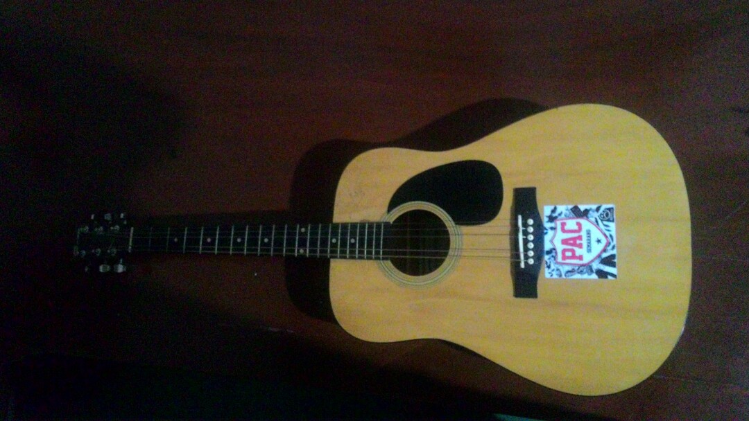 Caraya Guitar F610N Acoustic, Musik & Media, Alat di Carousell