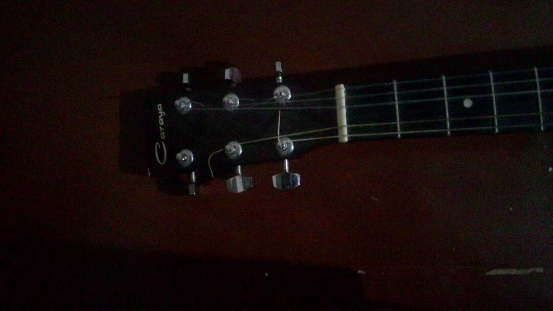 Caraya Guitar F610N Acoustic, Musik & Media, Alat di Carousell
