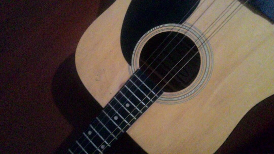 Caraya Guitar F610N Acoustic, Musik & Media, Alat di Carousell