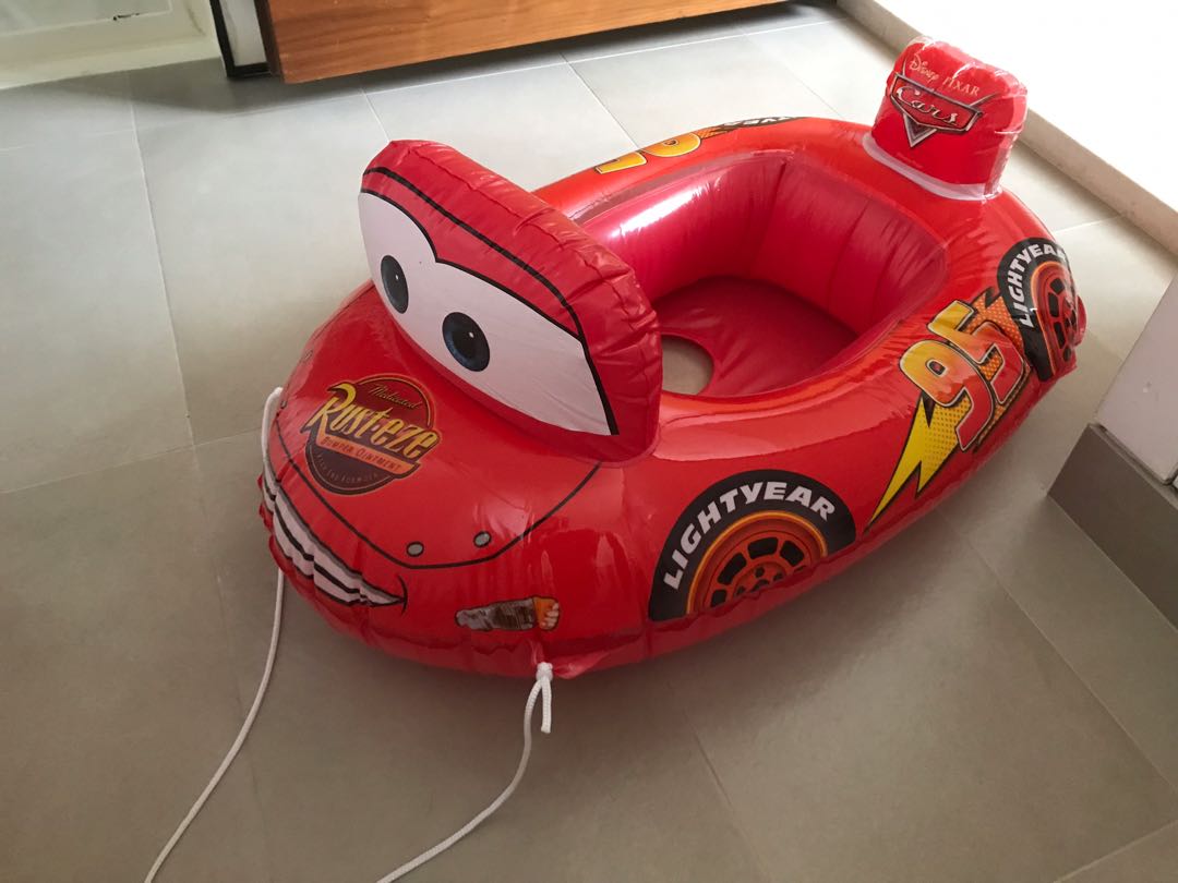 Cars Lightning McQueen float, Hobbies & Toys, Toys & Games on Carousell