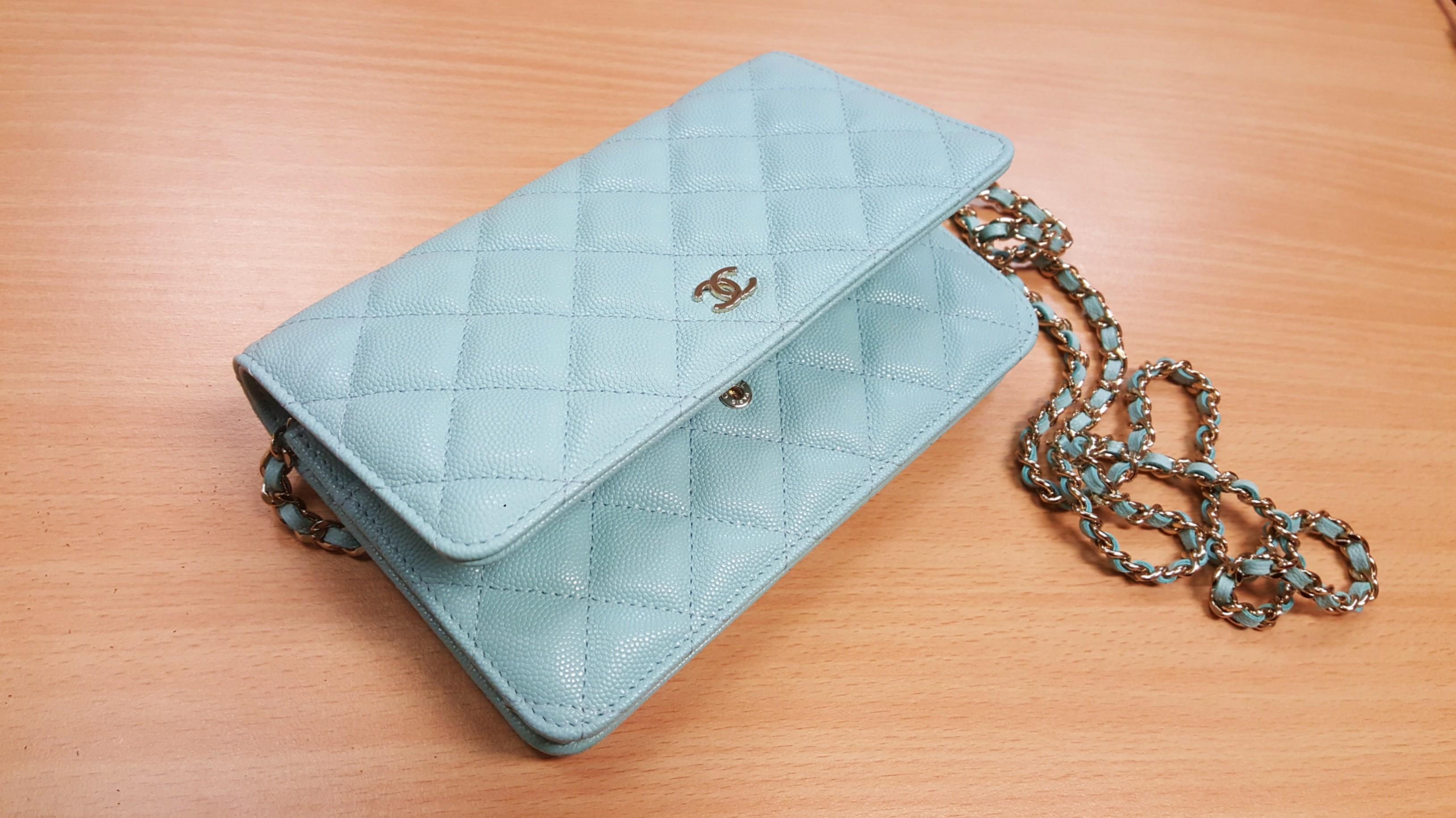 Chanel WOC wallet on chain cruise 19c collection. Tiffany ...