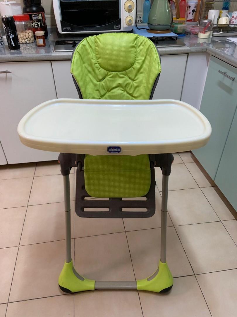 chicco green high chair