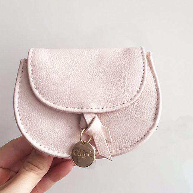 Chloe pink pouch top