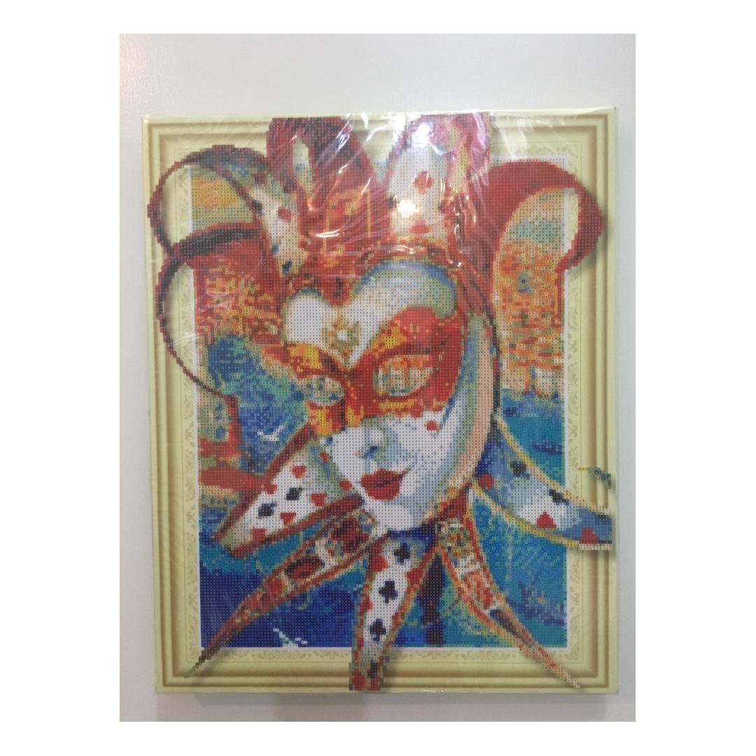Diy Full Drill Diamond Resin Art With Frame 40x50 Cm Maskara