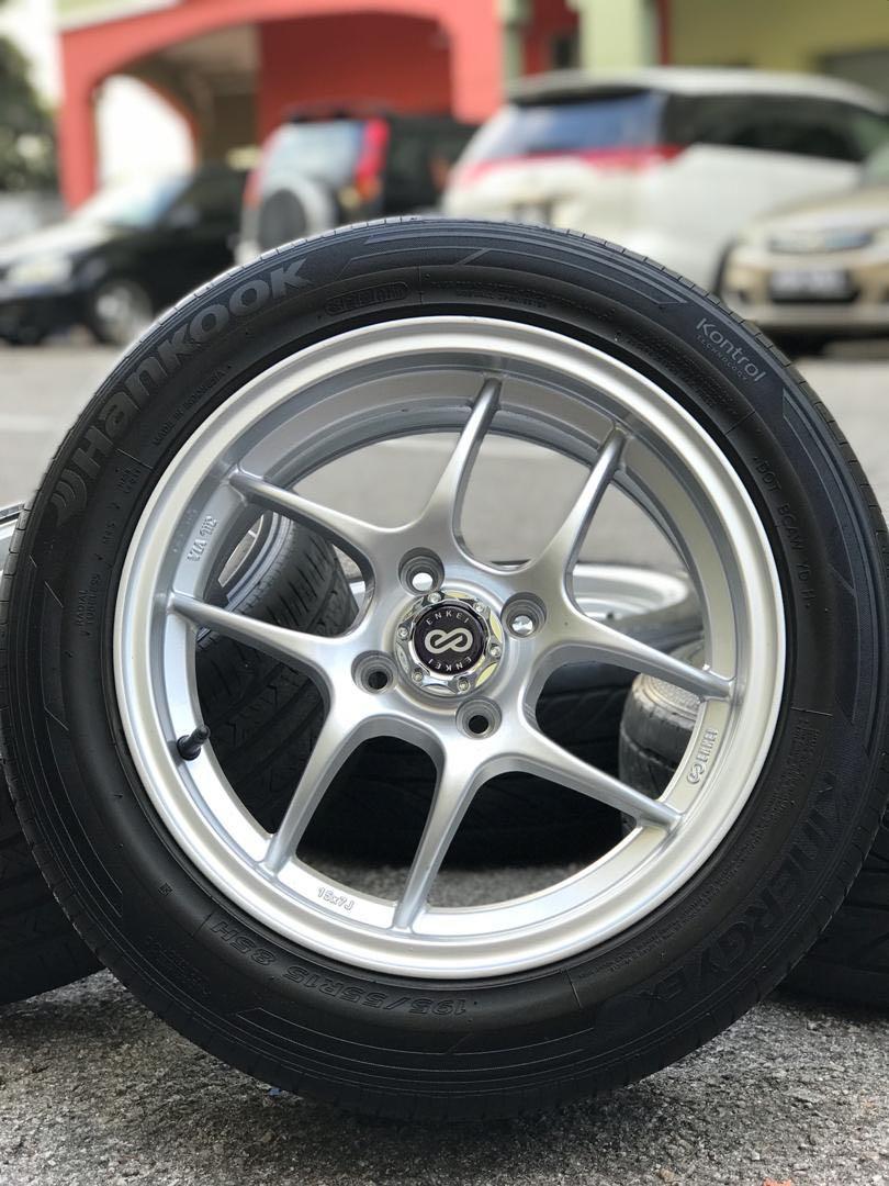 Enkei Cps 15 Inch Sports Rim Myvi Tyre 70 Auto Accessories On Carousell