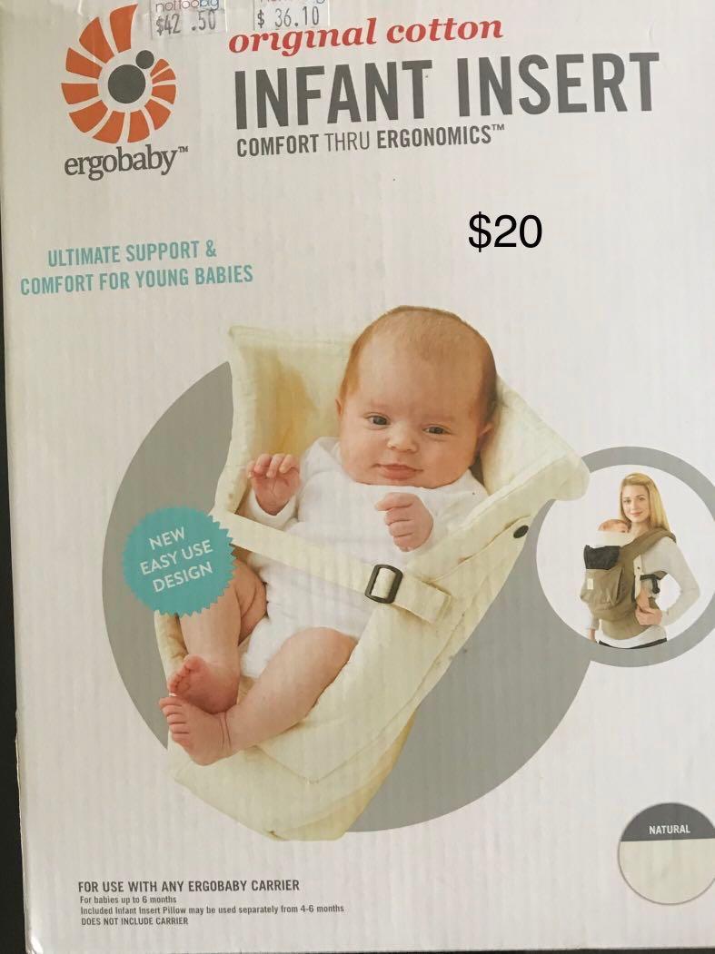 ergobaby infant insert weight limit
