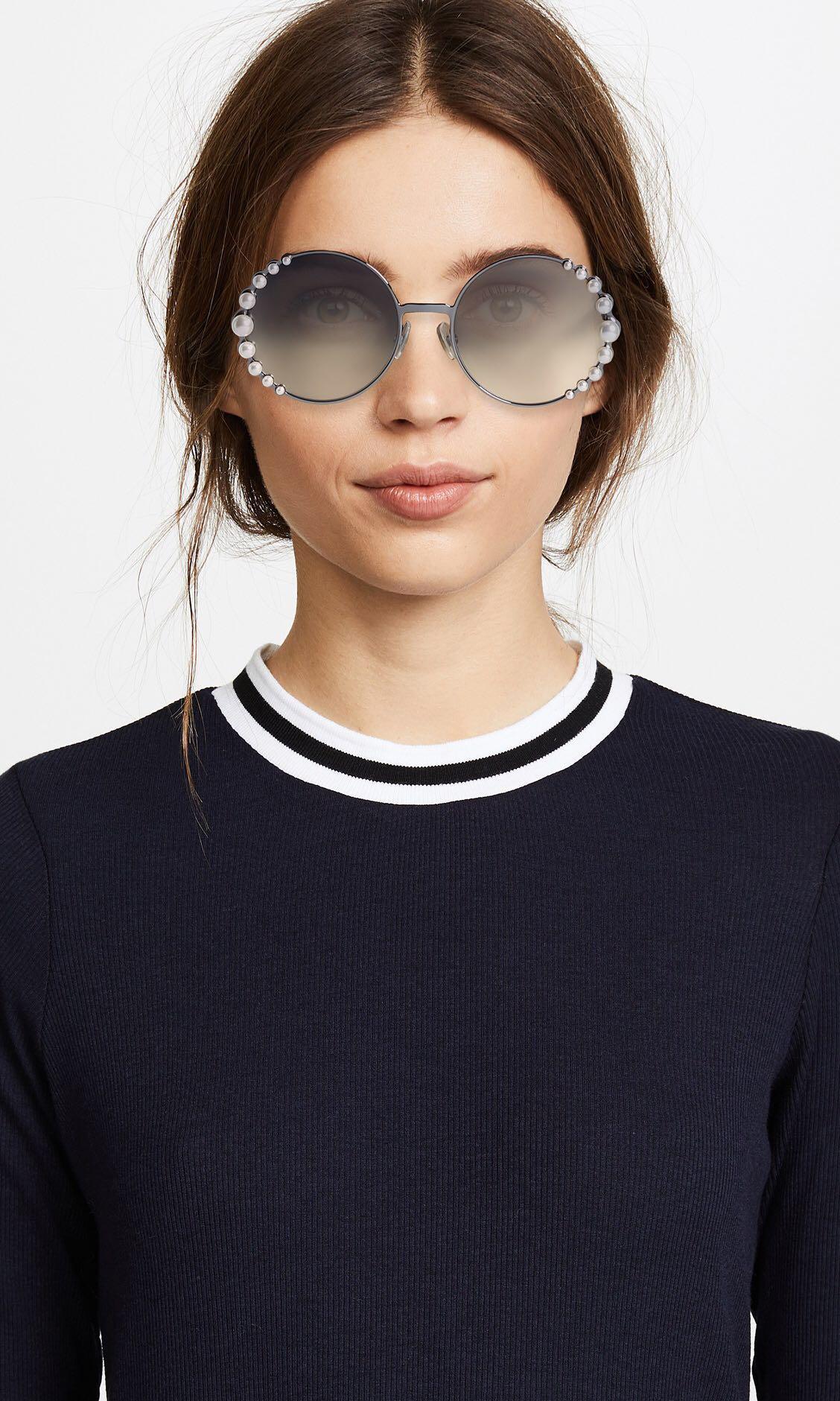 Fendi pearl sunglasses shop
