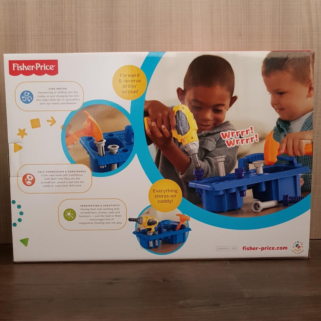 fisher price drillin action tool set