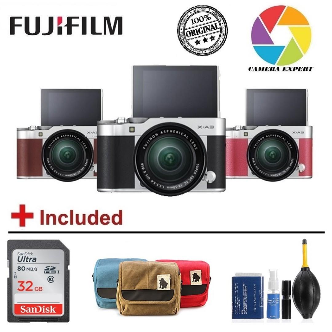 FUJIFILM XA3 Mirrorless Digital Camera/XA3 , Photography, Cameras on