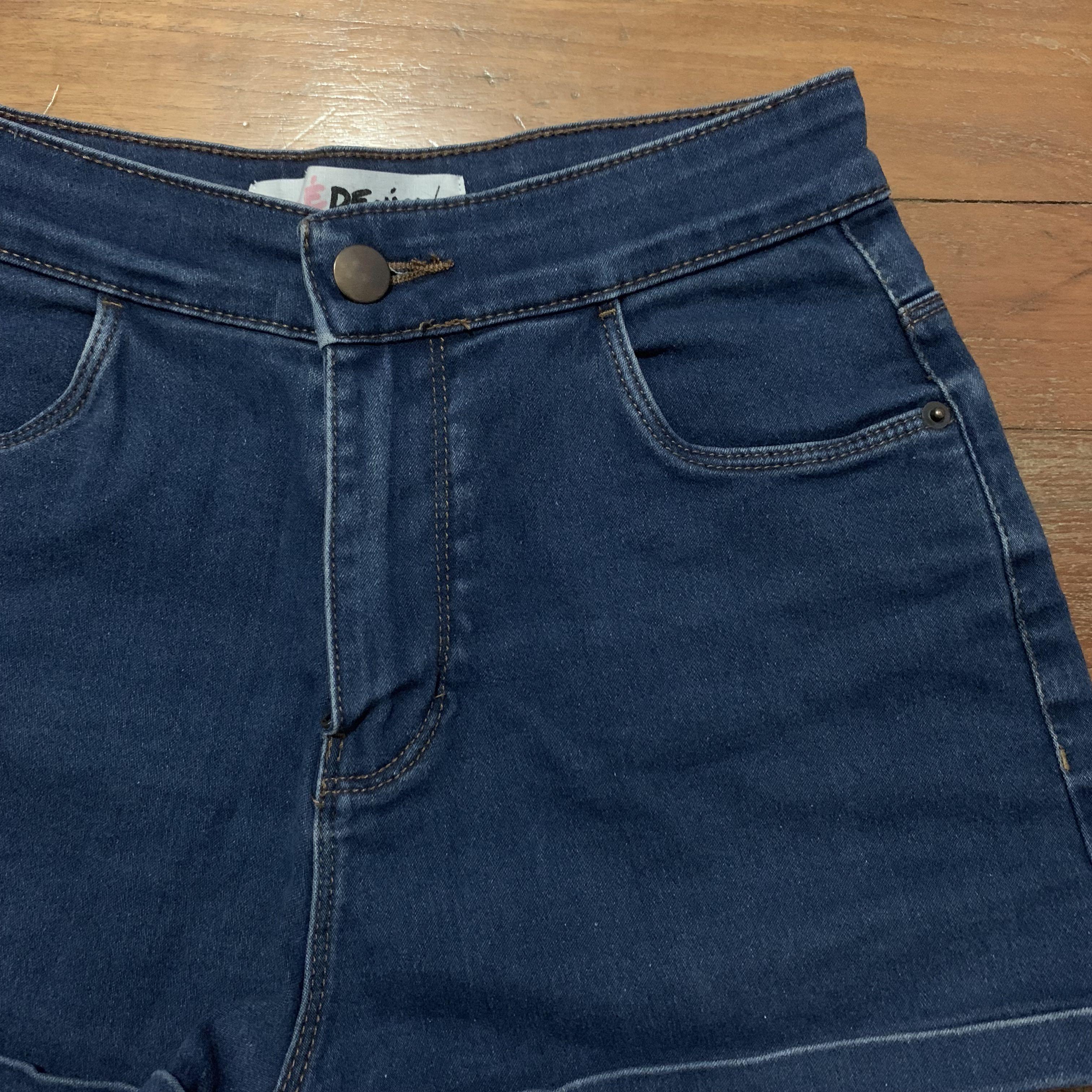 High Waisted Dark Blue Denim Shorts Women S Fashion Clothes Pants Jeans Shorts On Carousell High Waisted Dark Blue Denim Shorts Women S Fashion Clothes Pants Jeans Shorts On Carousell
