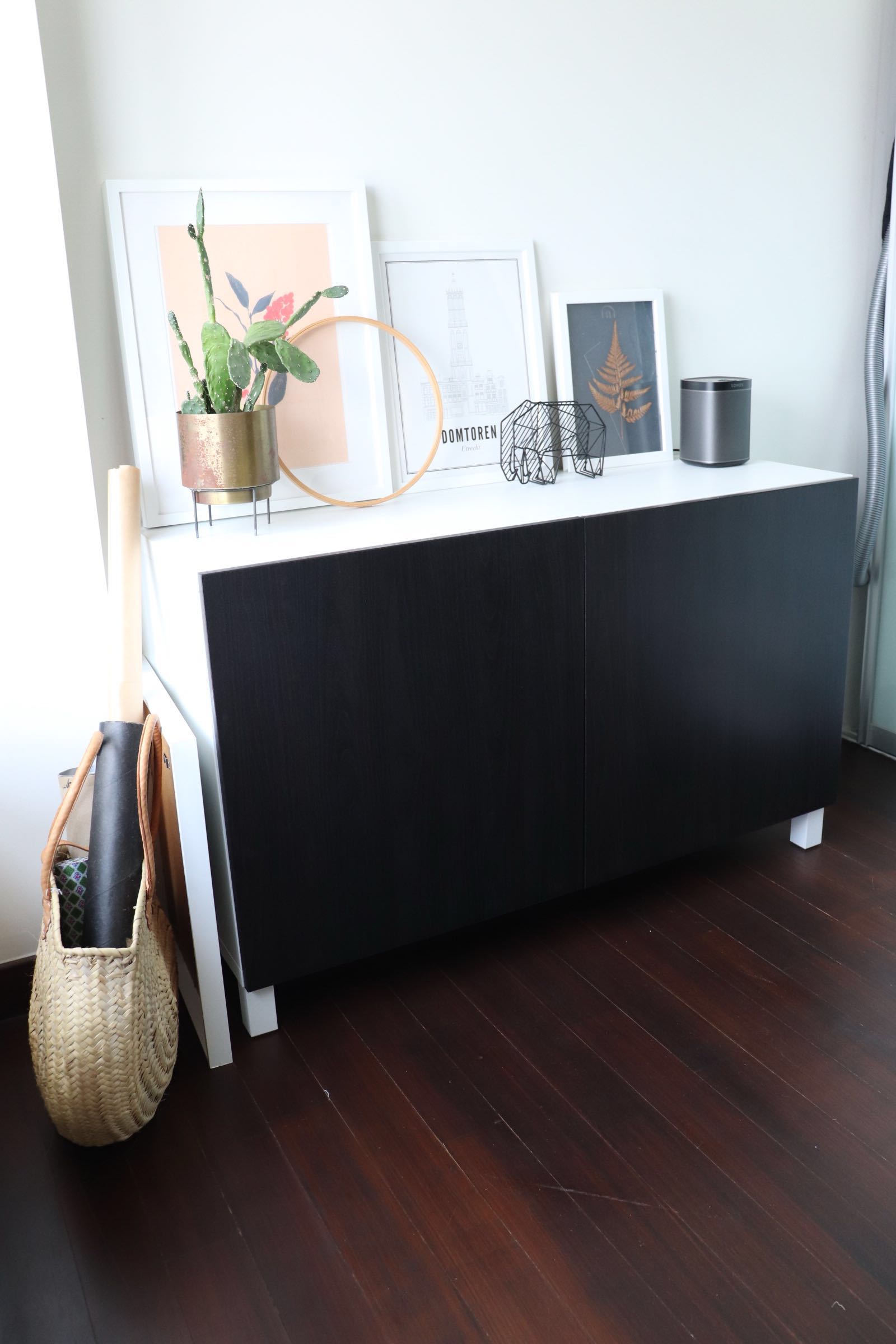 IKEA Besta Storage unit with doors 120cm, Furniture & Home Living