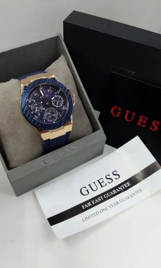 Jam Tangan Wanita Guess W1094L2 Rubber Original Murah