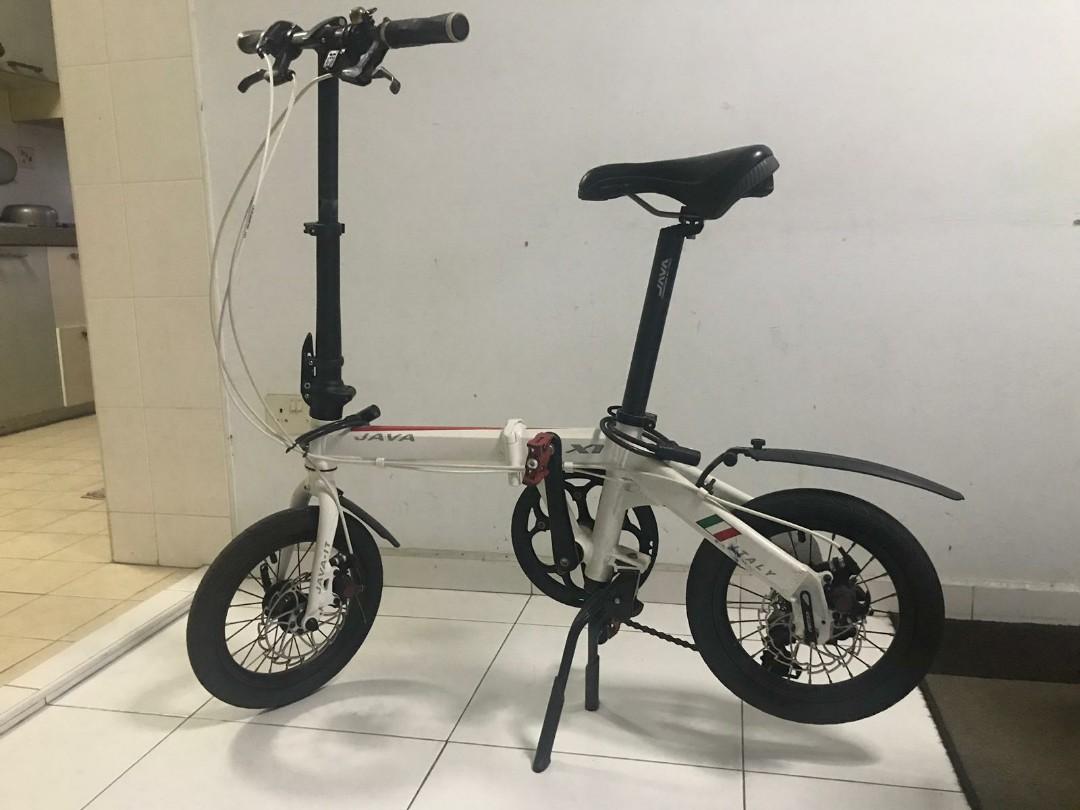java x1 folding bike