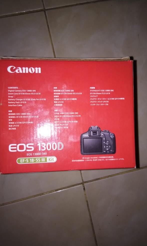 kamera canon 1300d